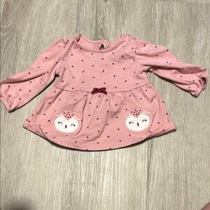 4/$20 Pink Owl Kids Shirt